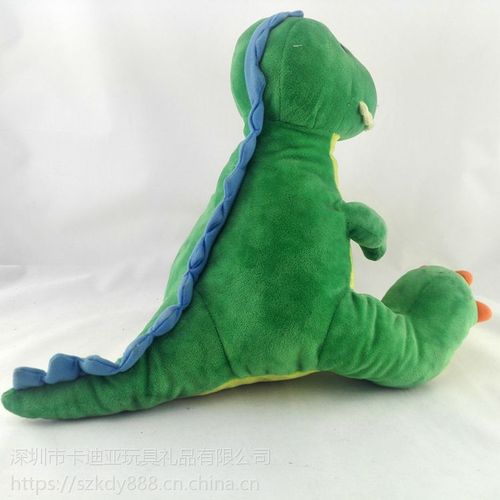 深圳短毛絨玩具工廠定制 動物卡通恐龍毛絨公仔與科教玩具的創意結合